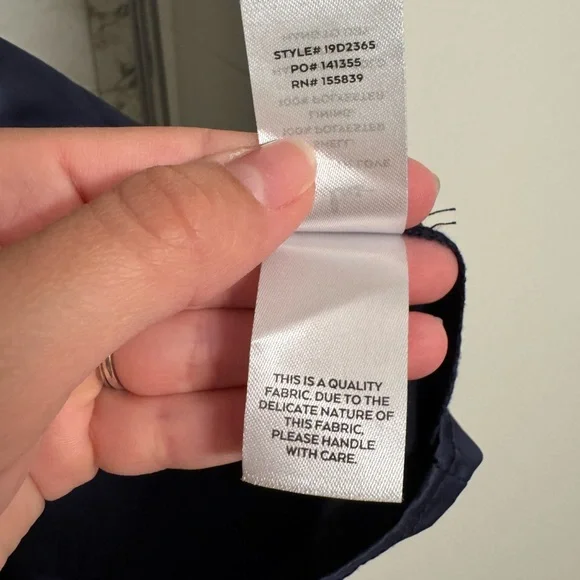 NWOT Lulu's One Shoulder Navy Dress - Picture 10 of 12